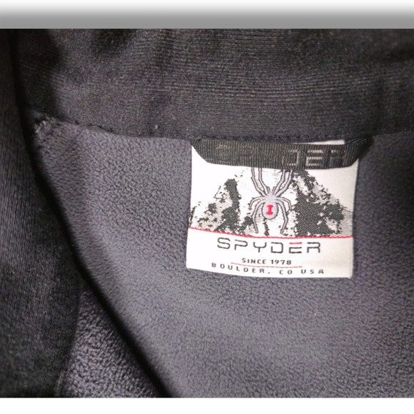 NWOT SPYDER FLEECE HALF ZIP PULLOVER SWEATER - Picture 2 of 5